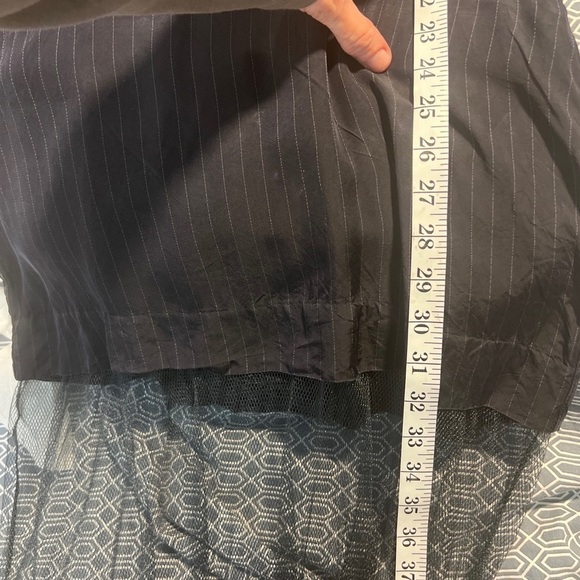 Toga Pulla, Pinstripe Black Cupra Body w/Attached Mesh Hem, Excellent Condition - Picture 14 of 14